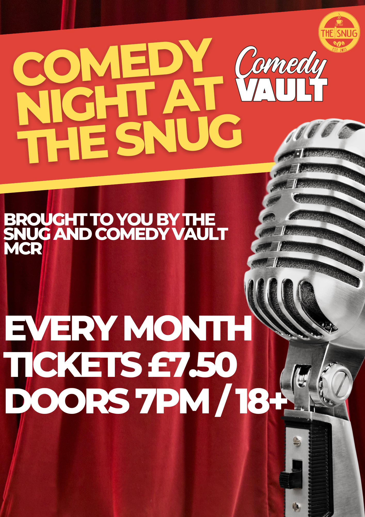 Snug Comedy Night Poster