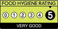 Image shows the snug coffee house food hygiene rating which is very good