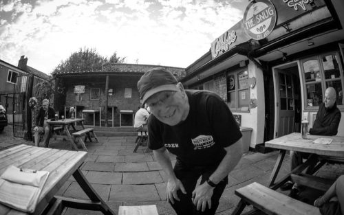 photo of David, the videographer, from the snug coffee house atherton, manchester
